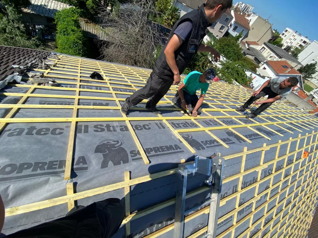 Rénovation de toiture à Alfortville