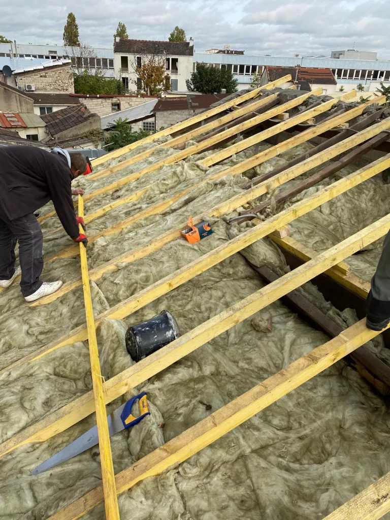 Chantier de couverture Pro Couverture 94 dans le Val-de-Marne
